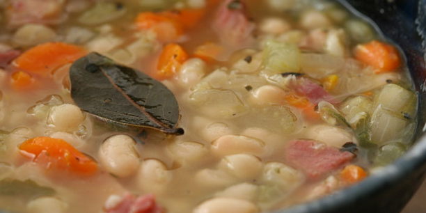 Sideways Ham & Bean Soup 