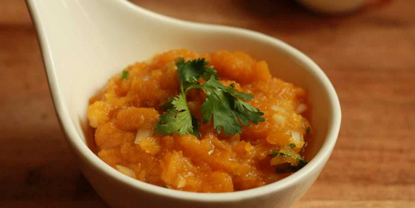 Sweet Mashed Pumpkin with Rice