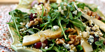 Butter Lettuce Salad, Gorgonzola & Pear Dressing