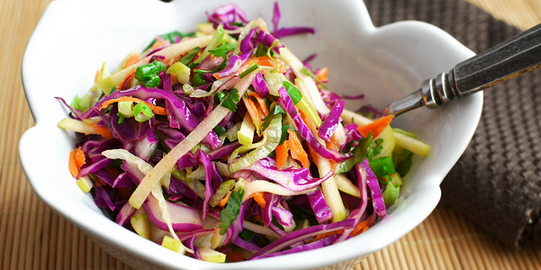 Cabbage Apple Slaw