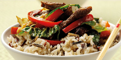 Thai Beef Stir-Fry with Rice