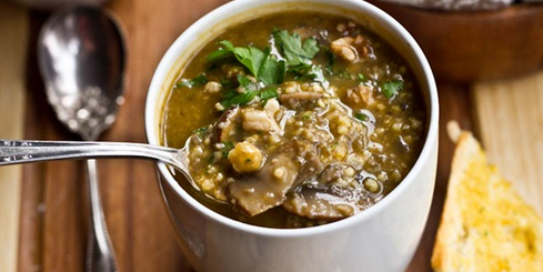 Mushroom and Millet Soup