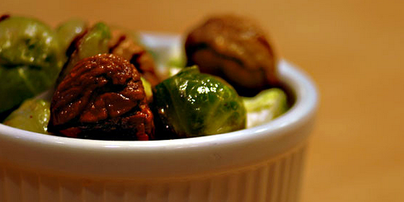Chestnuts with Brussels Sprouts