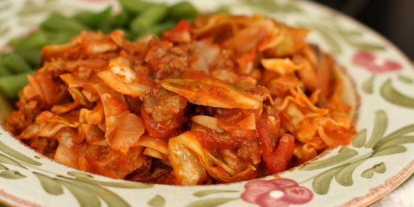 Lazy Stuffed Cabbage Casserole