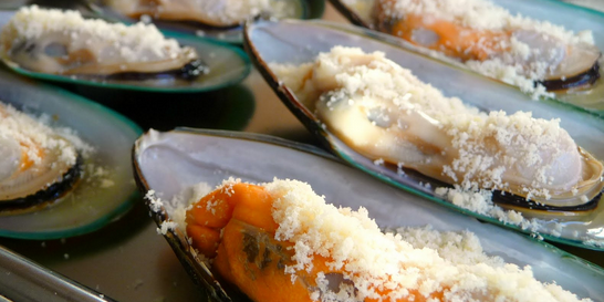 Mussels Baked in the Oven