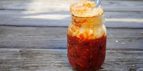 Sweet  & Spicy Chili with Cornbread Topping