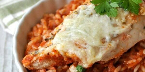 Italian Chicken Rice Bake