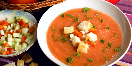 Spanish Garlic Soup with Italian Bread