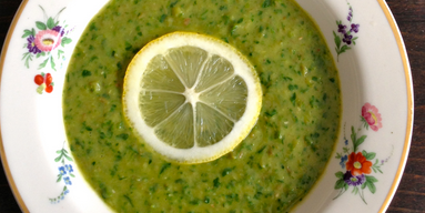 Broccoli, Spinach & Ginger Soup