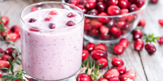 Cranberry Vanilla Protein Smoothie