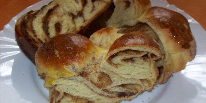 Almás fonott kalács