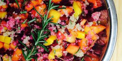 Mango Beet Rosemary Lime Cauliflower Salad