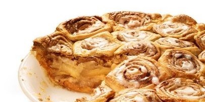 Cinnamon Bun Apple Pie