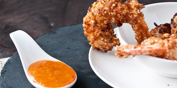 Coconut Shrimp with Apricot Sauce