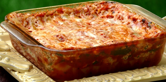 Homemade Microwave Lasagna