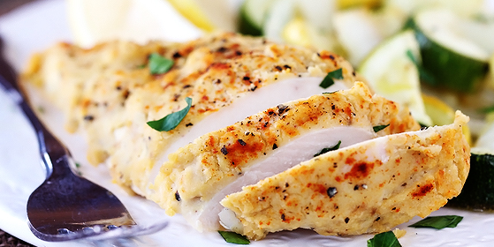 Hummus Crusted Chicken