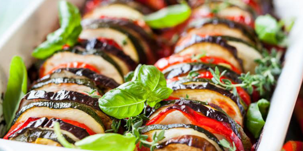 Ginger Lime Eggplant with String Beans