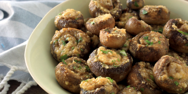 Roasted Parmesan Mushrooms