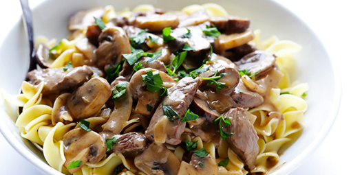 Beef Stroganoff