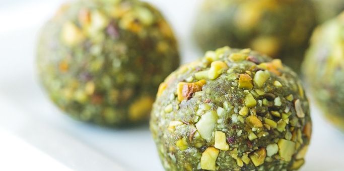 Matcha Pistachio Bliss Balls