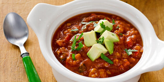 Crock Pot Cauliflower Chicken Chili