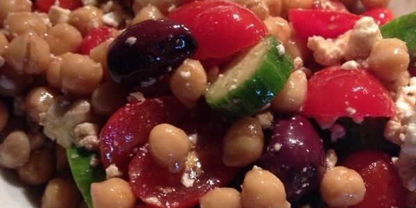 Fresh Chickpea Salad