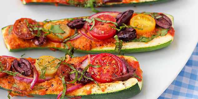 Zucchini Pizza Boats