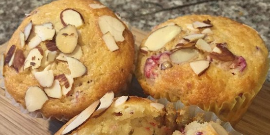 Lemon Cranberry Muffins