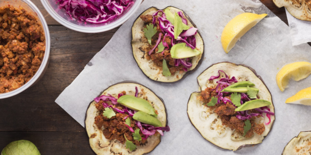 Vegan Eggplant Tacos