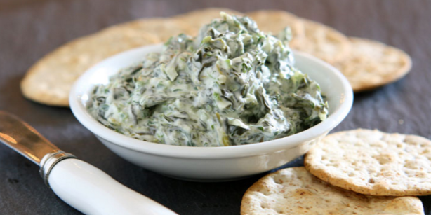 Seaweed Spinach Artichoke Dip