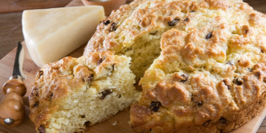 Irish Soda Bread with Raisins