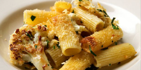 Whole Grain Rigatoni with Cauliflower & Pecorino