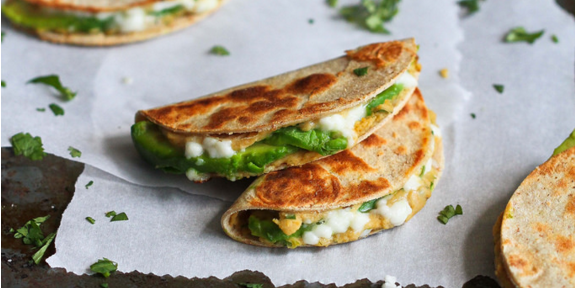 Mini Avocado & Hummus Quesadillas