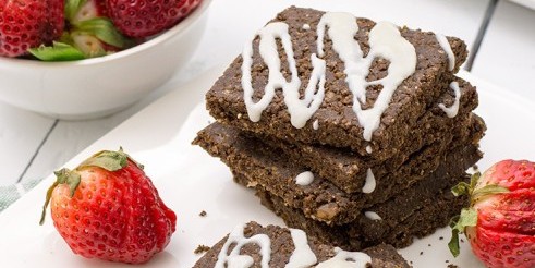 Raw Vegan No-Bake Brownies 