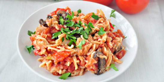 Crock Pot Spaghetti & Vegetables