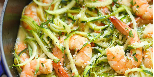 Zucchini Shrimp Scampi