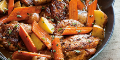 Braised Chicken with Sweet Potatoes