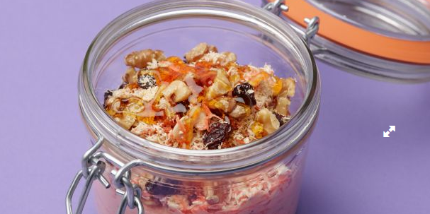 Healthy Overnight Carrot Cake Oats