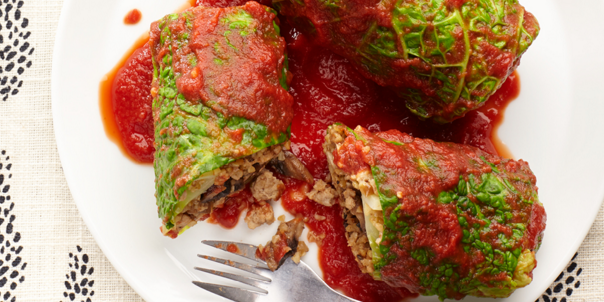 Turkey-Bulgur Cabbage Rolls