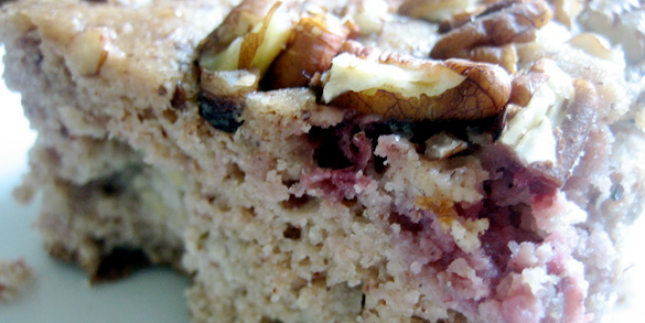 Strawberry Rhubarb Breakfast Dessert Cake