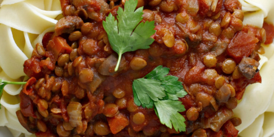 Crock Pot Lentil Bolognese