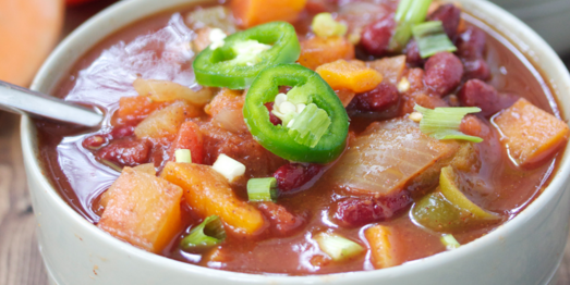 Slow Cooker Sweet Potato Chili Recipe