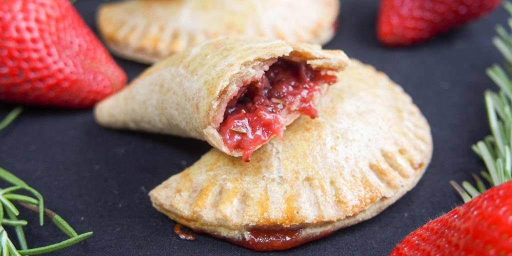 ROSEMARY-INFUSED STRAWBERRY EMPANADAS