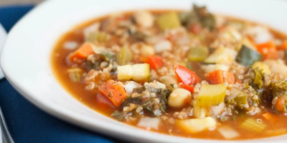 Slow Cooker Vegetable Quinoa Soup