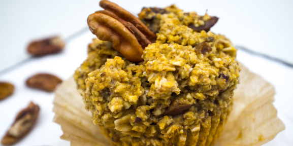 Oatmeal Breakfast Muffins with Pecans