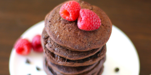 Gluten-Free Chocolate Coconut Buckwheat Pancakes