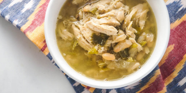 Slow Cooker White Chicken Chili