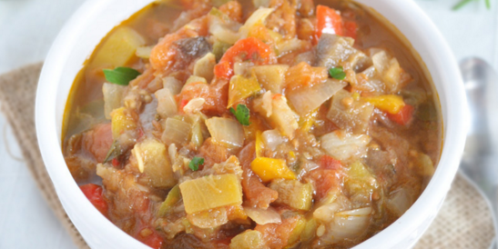 Slow Cooker Ratatouille Soup