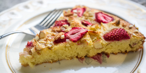 Strawberry Almond Cake