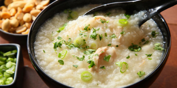 Ginger Chicken Jook (Rice Porridge)